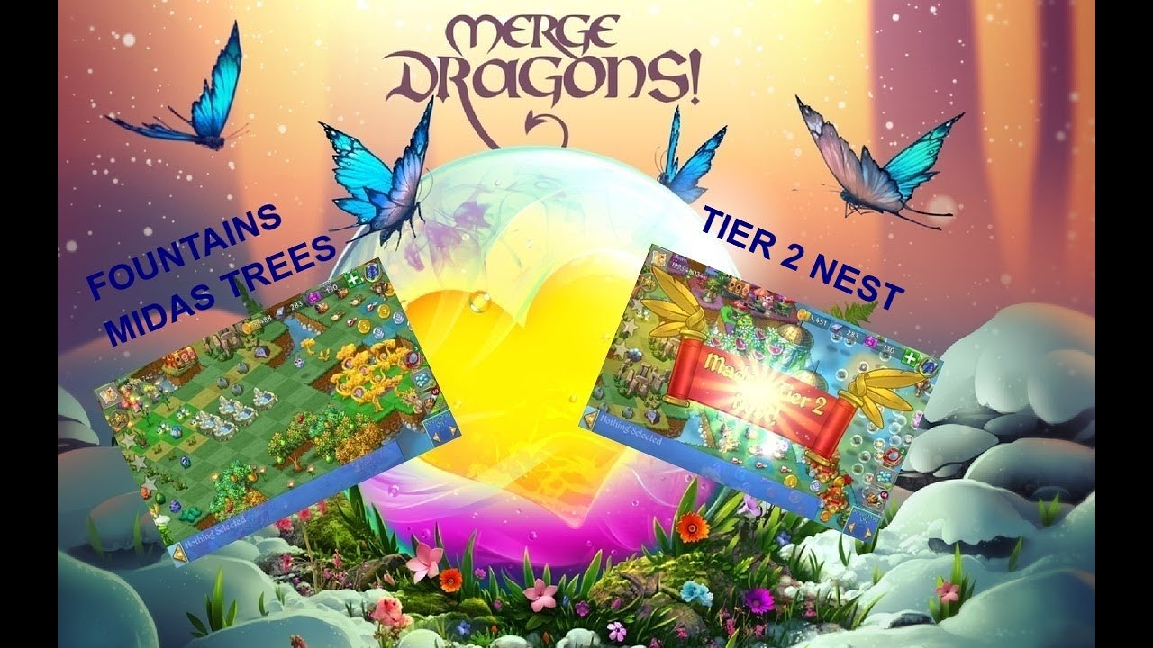 Merging fountains,trees and makeing tier2nest