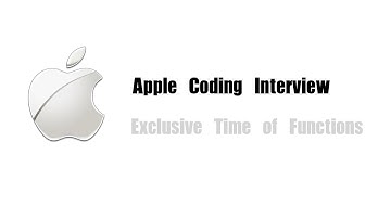Apple Interview Question | Leetcode 636 | Exclusive Time of Functions