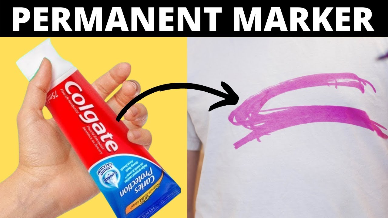 how to remove permanent marker from clothes With Vinegar /DIY Cleaning