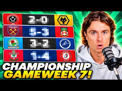 “WHAT ARE YOU DOING?!” 😱 Championship GAMEWEEK 7 Predictions!