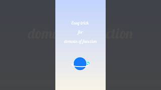 🚀Trick  for domain of function 🚀Class11 |JEE