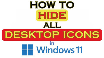 How To Hide All Of Your desktop Icons On Windows 11 : Step-by-Step Tutorial