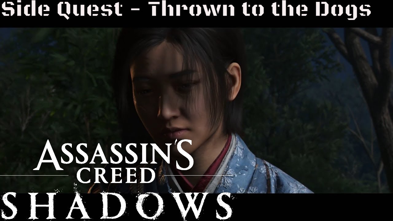 Assassin's Creed Shadows - Побочный квест "Бросить собакам" (PS5)