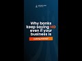Why Banks Say No (Even to Solid Businesses) | Fix Your Funding Profile Before You Apply