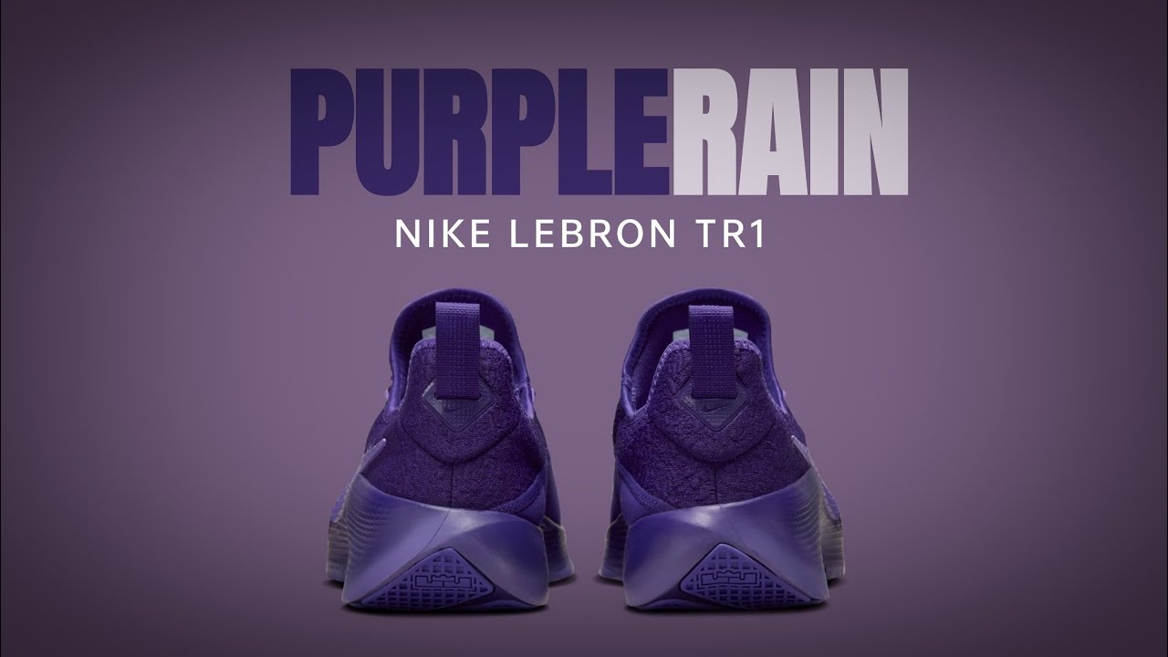 lebron james purple rain shoes