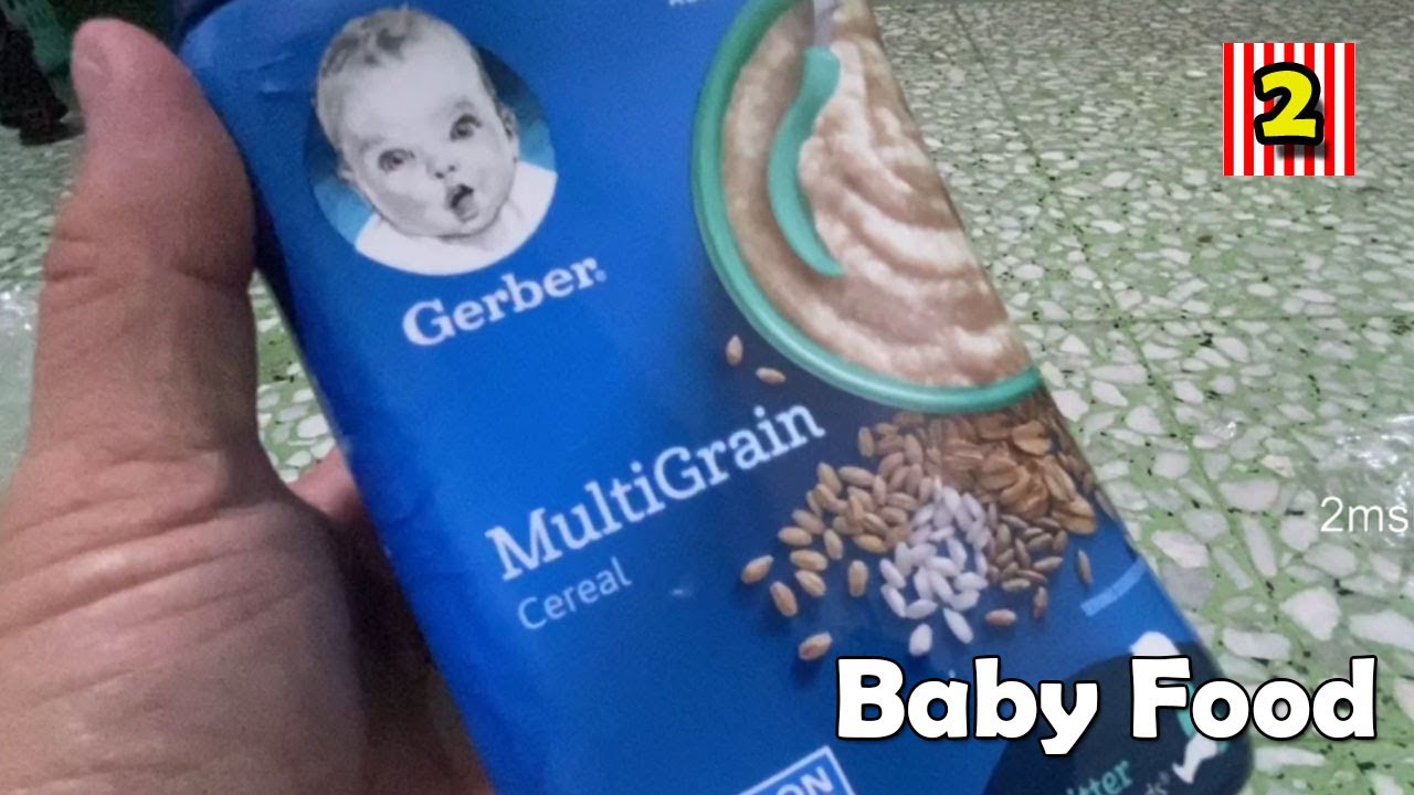Gerber Baby Food Multi Grain Cereal NON GMO By NESTLE