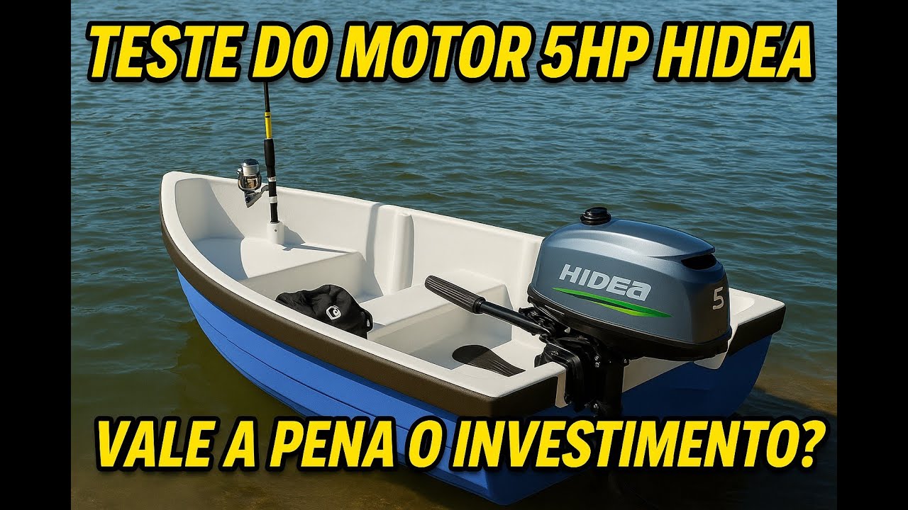 Hidea 5HP presta ou é dor de cabeça? Teste real no barco