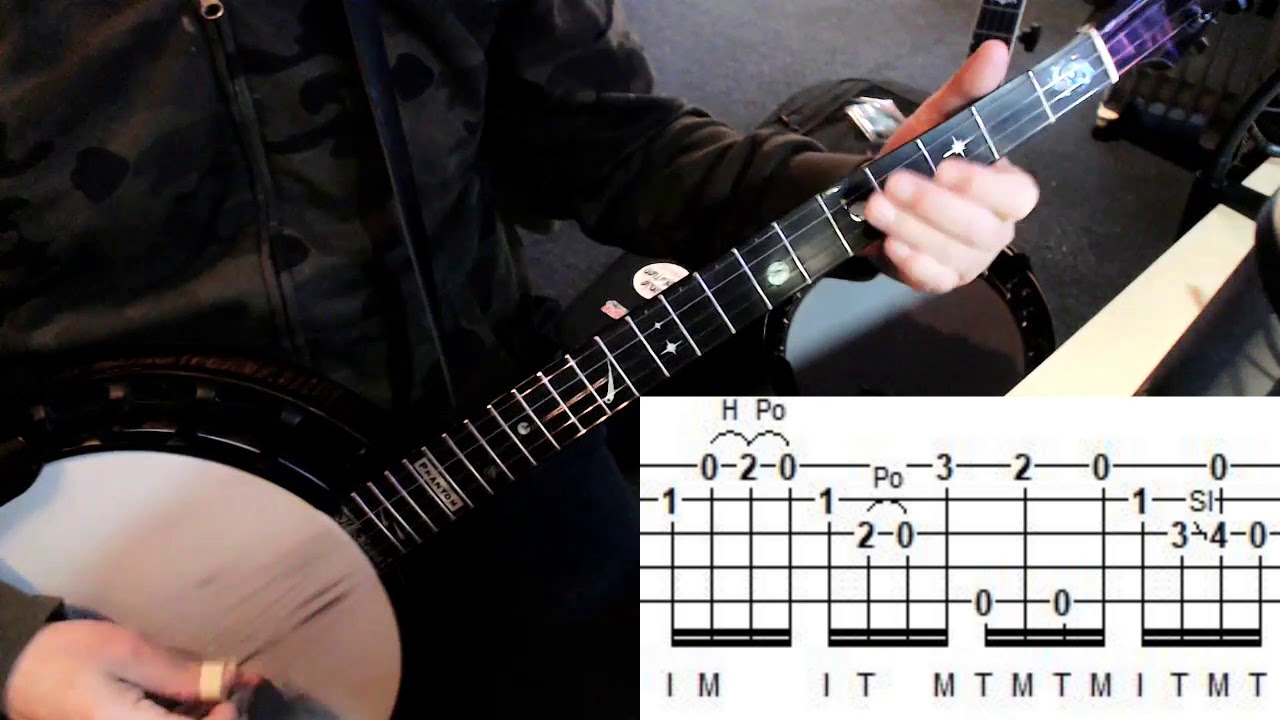 Bluegrass Banjo Licks John Hickman Style C lick YouTube