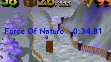 Crash Bandicoot TWOC Force Of Nature - 0:34.81