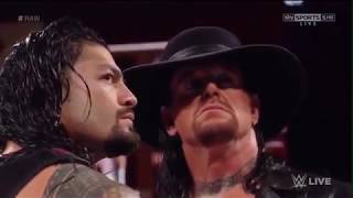 The Undertaker Returns and Confronts Braun Strowman and Roman Reigns WWE Raw