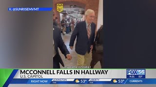 Mitch McConnell falls in hallway at U.S. Capitol
