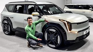 I found 600 hp KIA EV9 & made UNBOXING! BIGGEST SUV. Full review. Test-drive is coming! 2024 KIA EV9