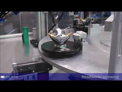Assembly and test machine for traditional faucets