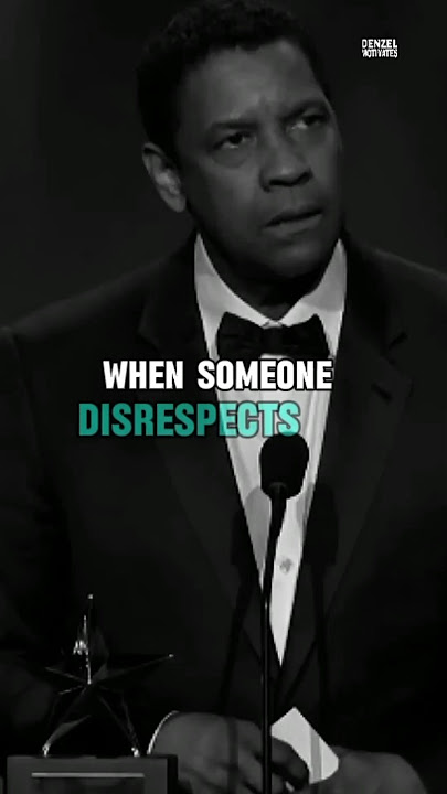 Distance Is The Best Response To Disrespect / Denzel Washington #motivation #denzelwashington