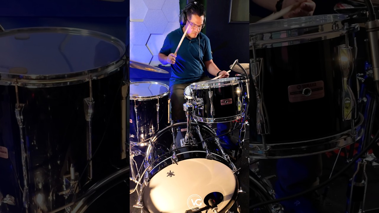 Meinl Cymbals + 80’s Yamaha Recording Custom + George Way Snare = Sound Perfection. 👌😮‍💨 