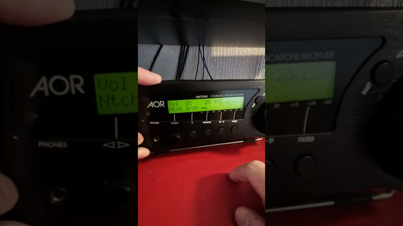 AOR AR7030 plus ワンオーナー AOR AR7030 Plus Notch Filter and