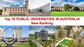 Top 10 PUBLIC UNIVERSITIES IN AUSTRALIA New Ranking