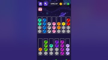 Ball Sort Master Game Level - 227 Without Boosters | Puzzle Game | #entertainment #puzzle #games