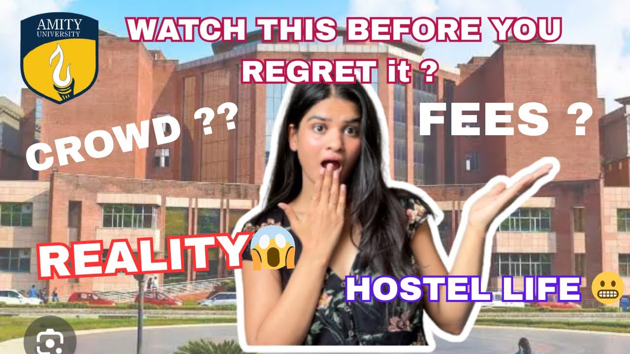 AMITY UNIVERSITY NOIDA 🔥 | The TRUTH About  Hostel, Fees, Crowd & More! 😱 (Unfiltered Review)