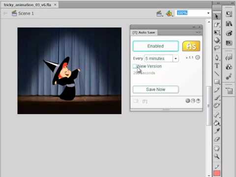 TrickOrScript Auto Save - Flash Plugin
