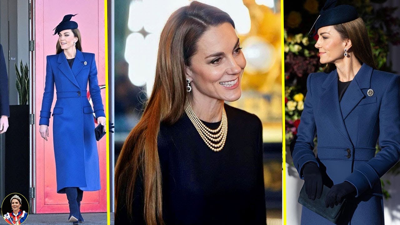 Значение наряда и аксессуаров в стиле «Power Blue» от Кэтрин во время визита президента Германии