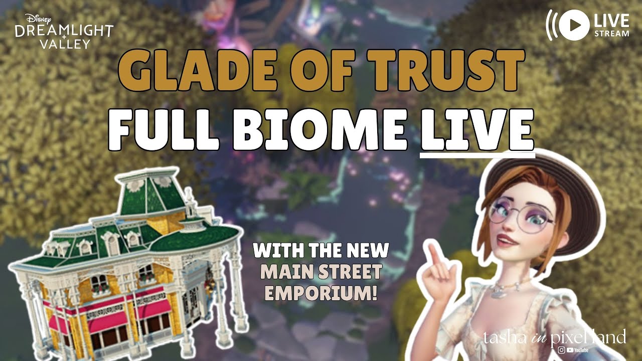 LIVE Decorating | Glade of Trust | NEW Main Street Emporium House Skin