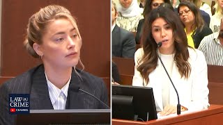 Amber Heard CrossExamined by Johnny Depp's Lawyer | Part One  Day 17 (Depp v Heard)