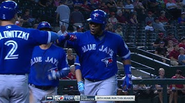 TOR@ARI: Encarnacion crushes a monster two-run homer