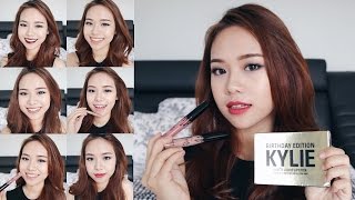 KYLIE LIPKITS: LIP SWATCHES | MEDIUM SKINTONES ♡