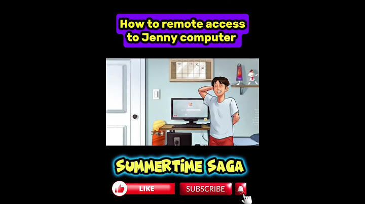 Jenny's Laptop Password & How to connect Jenny's Laptop to Anon's Computer - Summertime Saga