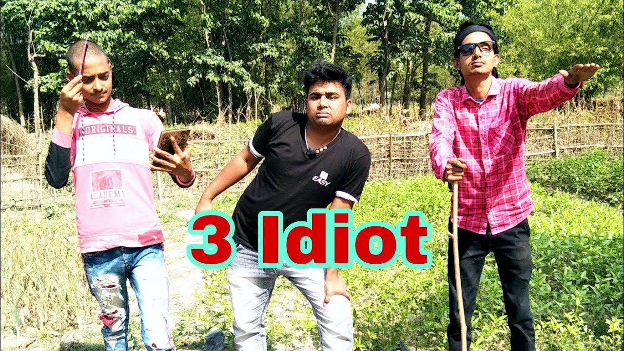 Langra Ganja Andha 3 Idiot Hindi Surjapuri Comedy Video_Bindas Fun Rahi