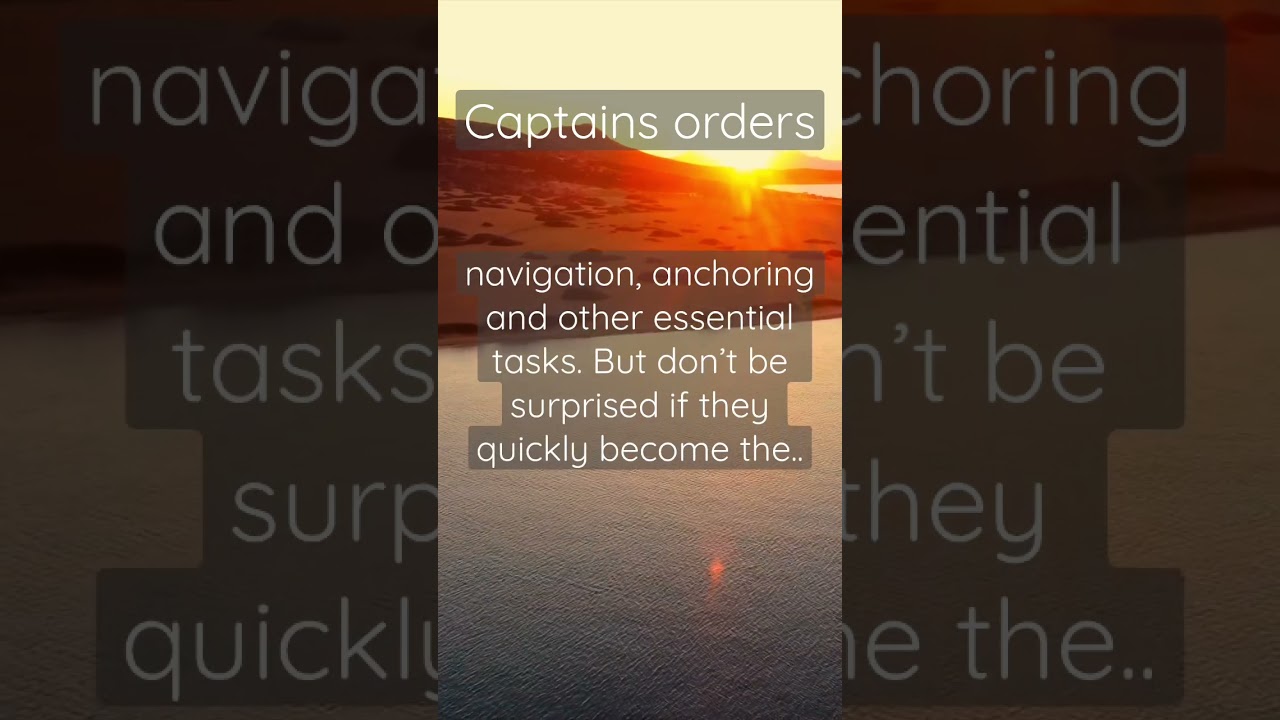 Captains orders – girl facts.  #shorts #girlfacts #sailing
