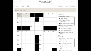 Detalles The Atlantic Crossword 20/02/2026 Actualización