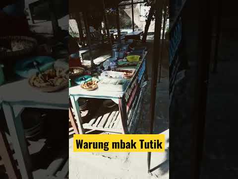 Warung mbak Tutik pagi ini