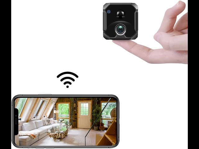 AREBI Cámara espía inalámbrica oculta WiFi Mini cámara HD 1080P