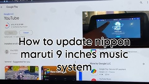 Nippon 9 inches youtube update problem solve #youtube #automobile #youtubevideo