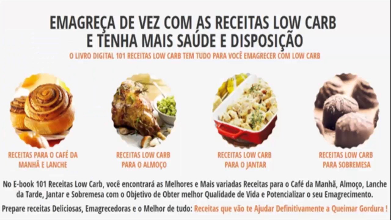 Receitas da dieta low carb