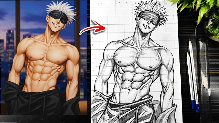 How To Draw Gojo Satoru (Cool Pose) |  Jujutsu Kaisen Drawing | Anime Drawing Step-by-Step Tutorial