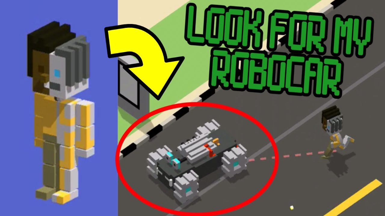 FINDING the ROBOCAR in Smashy Road WANTED 2 - YouTube