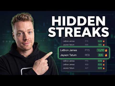 Find Hidden NBA Player Prop Streaks in Seconds (Streak Finder)