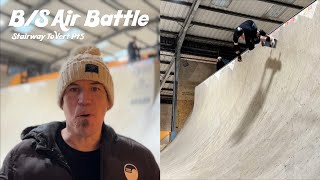 Learning To Backside Air On Vert #battle
