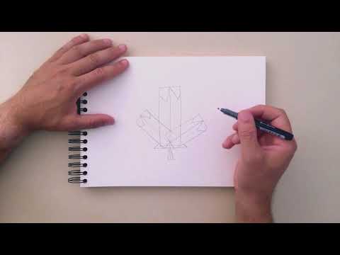 Cara Menggambar Maple Leaf
