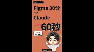 Figma 30分 → Claude 60秒。動く UI が出来るまで実演 #Claude #Artifacts #AI