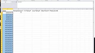 Weather Watch Excel Setup screenshot 5