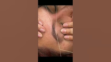 perfect eyebrows threading #shortvideo #sub #subscribetomychannel #support