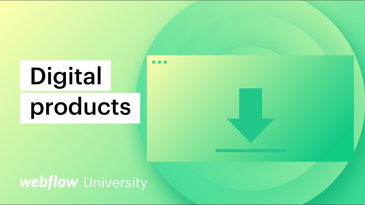 Digital downloads | Webflow University