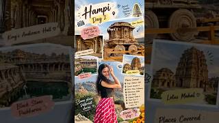 Hampi day 2 - (Part 1) 🌸🥰🌼✨#ytshorts #hampitemple #travelvlog #explore #viralshorts #odiavlog