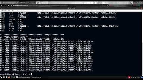 Services Exploitation Lab Walkthrough: IIS Server: WebDav Metasploit