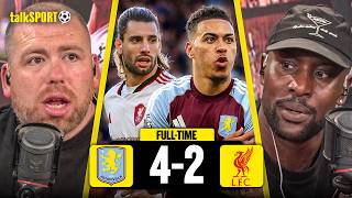 "YOU'D EXPECT MORE!" Villa fan CALLS OUT Liverpool Supporters for LEAVING EARLY! Wealth