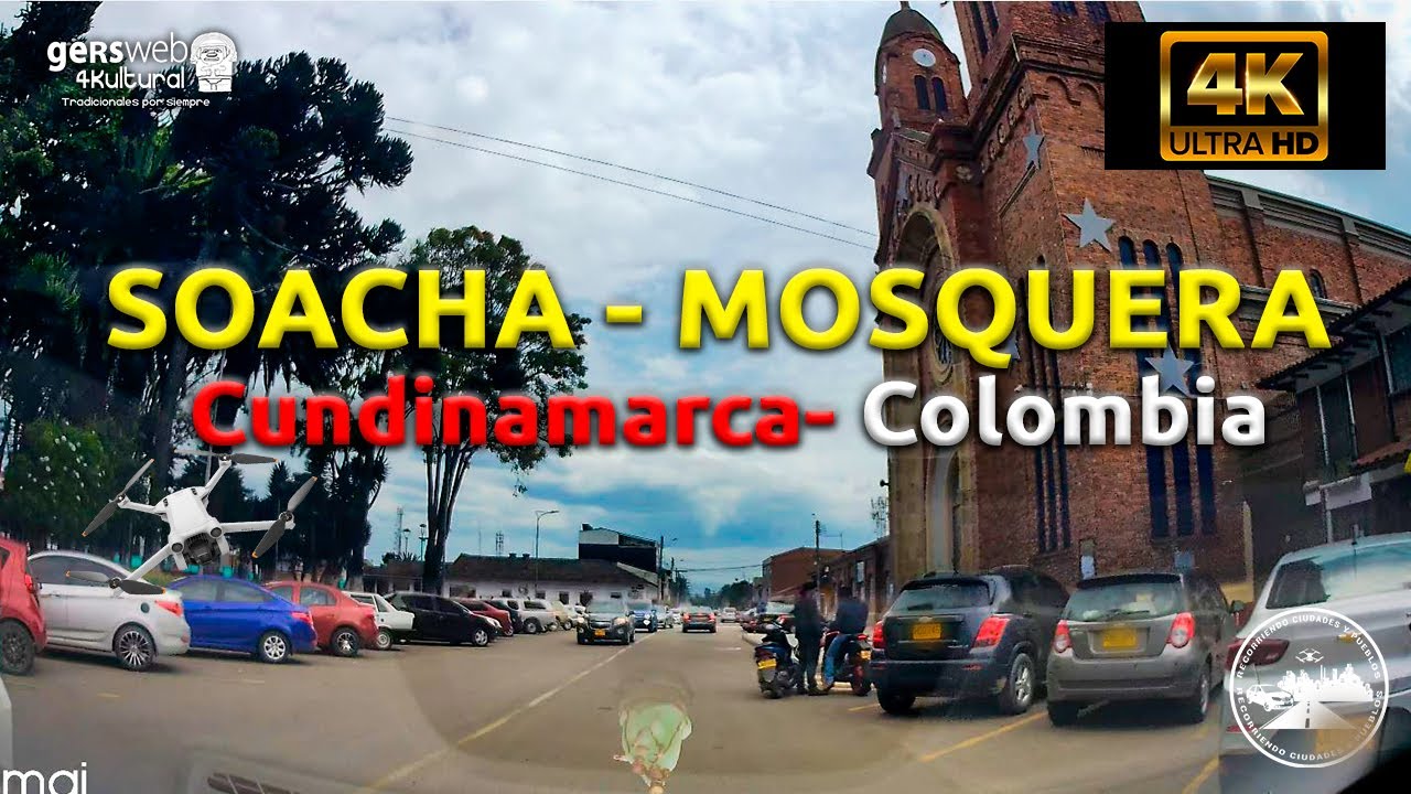 Recorrido en auto de Soacha a Mosquera (Cundinamarca) 4K Scenic Drive 🚗